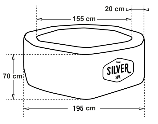 vasca spa Montana dimensioni
