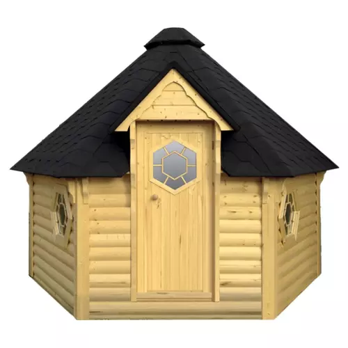 Struttura per sauna finlandese tradizionale da esterno ODINO 6-8 posti