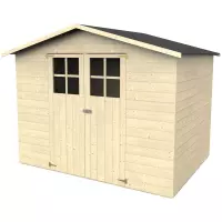 Casetta da giardino in legno SANNA 2,62 x 2,02 x h 2,00 m