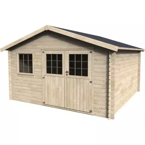 Casetta in legno KARI da esterno 4,30 x 4,02 x h 2,51 m