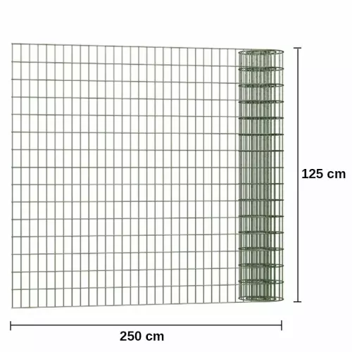 Rete metallica STRAUS in rotolo da 250 x h 125 cm