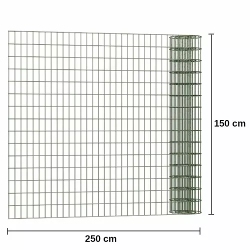 Rete metallica STRAUS in rotolo da 250 x h 150 cm