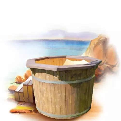 Tinozza in legno TROMS Ø 1,2 m