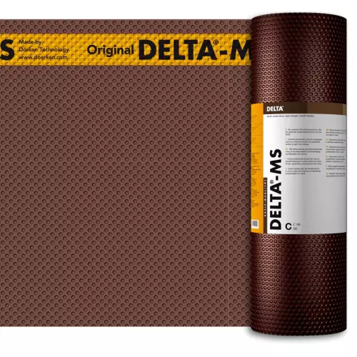 Membrana alveolare drenante HDPE h. 1,5 x 20 m per piscine in legno