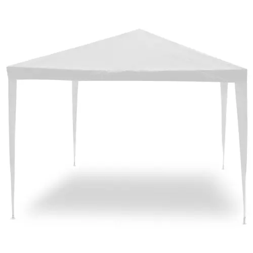 Gazebo da giardino NETTUNO in acciaio con telo in PE bianco