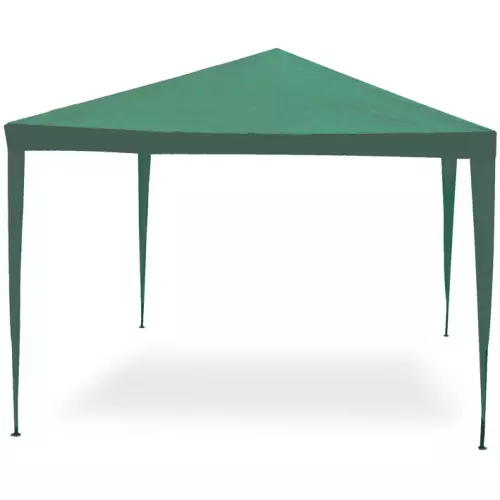 Gazebo da giardino GIOVE in acciaio con telo verde 