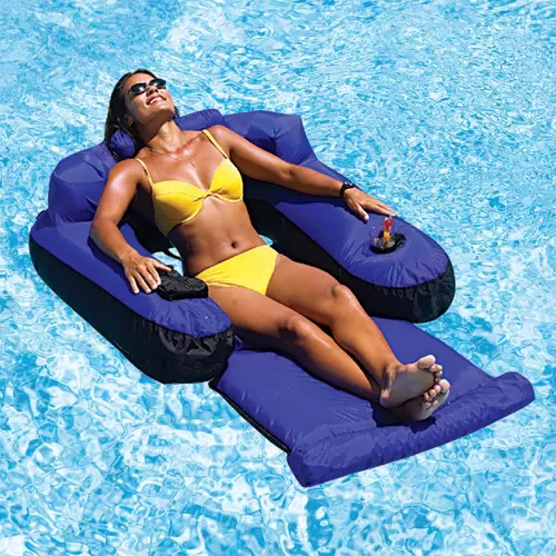 Poltrona gonfiabile galleggiante per piscina Chaise longue