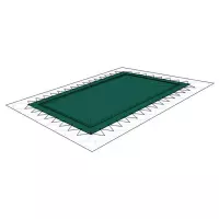 Copertura Invernale per piscina Polartex® CLASSIC 400 gr/m² in PVC con Occhielli e Corda elastica