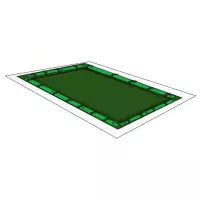 Copertura invernale Standard Geocover 240 gr/m² con salamotti - Rettangolare