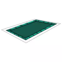 Copertura Invernale per piscina Polartex® CLASSIC 400 gr/m² in PVC con bretelle porta salsicciotti