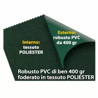 Sacca portacuscini per esterno in PVC, con cerniera
