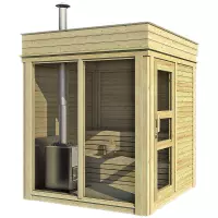 Sauna finlandese tradizionale da esterno ARES 2-4 posti