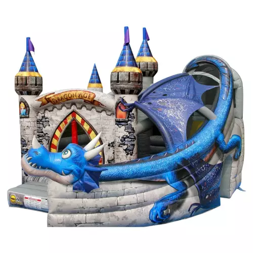 Castello gonfiabile professionale per bambini DRAGON AGE