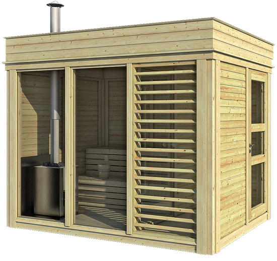 Sauna tradizionale da esterno ARES