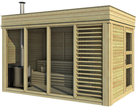 Sauna tradizionale da esterno ARES