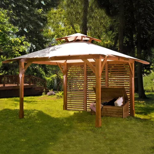 Gazebo a baldacchino in legno CANOPY LUX
