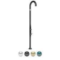 Doccia da giardino e per interno FUNNY YIN TOP LINE in polietilene, con lavapiedi