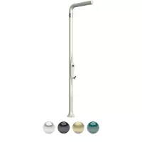 Doccia da giardino e per interno FUNNY YANG TOP LINE in polietilene, con lavapiedi