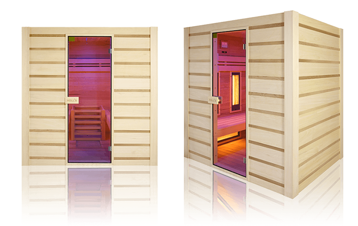 Sauna combinata finlandese infrarossi Sauna combinata finlandese infrarossi