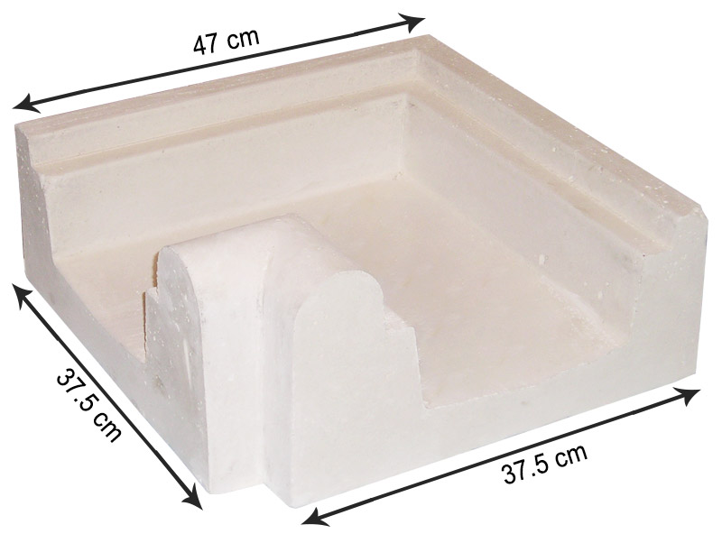 canaletta alleggerita angolo retto