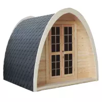 Casetta da giardino in legno CRIO 2,40 x 4,00 x h 2,58 m