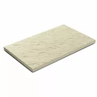 Lastra in pietra ricostruita PORTOFINO Autentika 80x50 cm per pavimentazione - Vendita al pezzo : GIALLO SAHARA