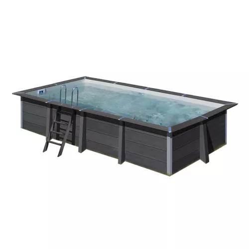 Piscina in legno composito WPC WOOD 6,06 x 3,26 h.1,24 m