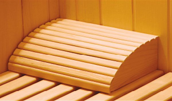 Schienale in legno per sauna