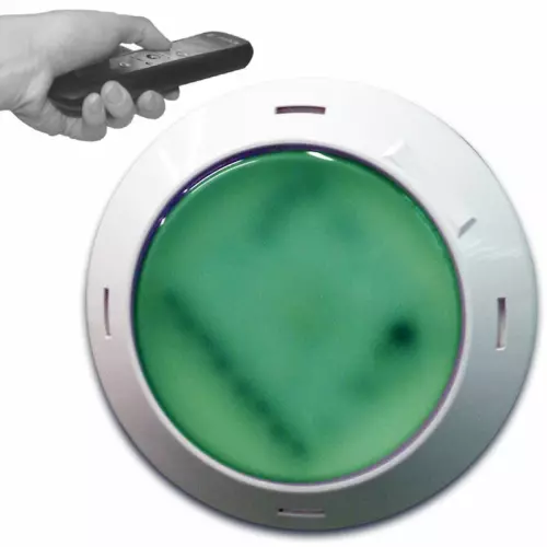 Lampada a LED COLORATO per piscine interrate e in legno con telecomando