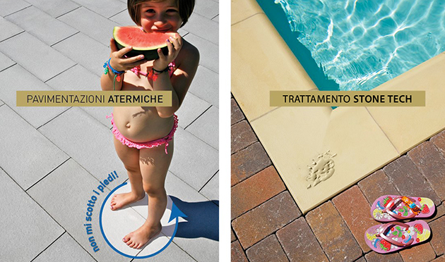 Bordo piscina atermico Bordo piscina atermico