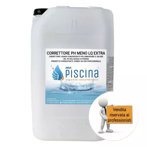 CORRETTORE PH MENO LIQUIDO EXTRA confezione da 25 kg