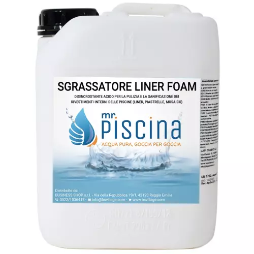 SGRASSATORE LINER FOAM per teli interni piscina