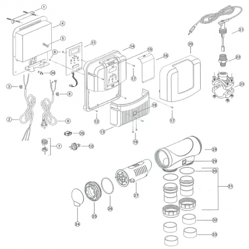 Ricambi per sterilizzatore Elettrolisi al sale TRi Zodiac