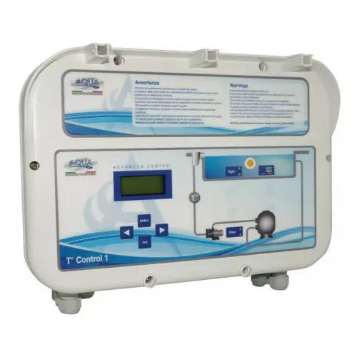 Quadro elettrico T-CONTROL 1 con trasformatore fari per piscine con skimmer