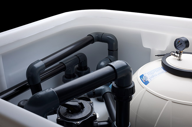 Locale tecnico EASY 1 TOP con filtro AQUARIUS fino a 14 m&Acirc;&sup3;/h