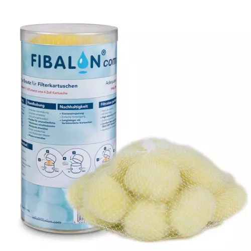 Carica filtrante FIBALON COMPACT 10 Micron in fibre di polimeri per filtri a cartuccia
