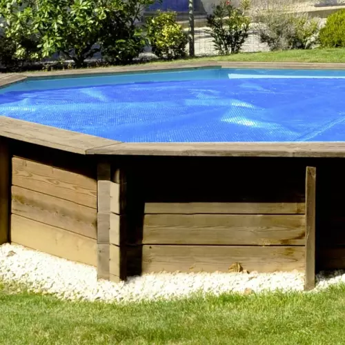 Copertura solare a bolle in PVC 165 g/m² per piscine EcoWood EASY PLUS 610