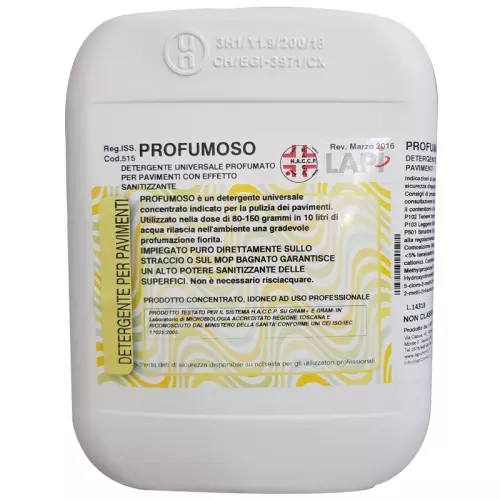 Detergente universale per pavimenti PROFUMOSO con effetto sanitizzante