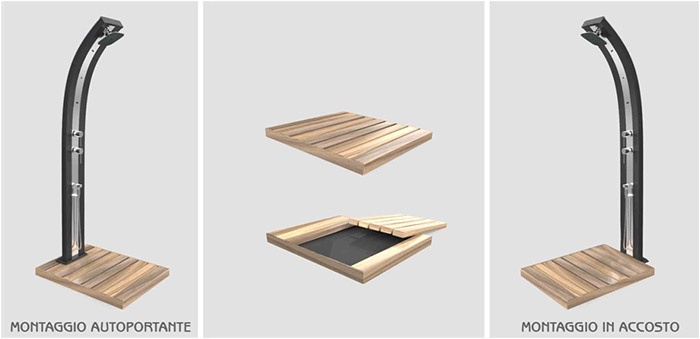 Piatto doccia in legno okum&Atilde;&uml; by Arkema