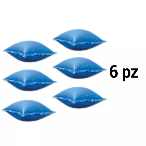 Cuscino ad aria 1,22 x 1,22 x h 0,55 m per coperture invernali - 6 pezzi