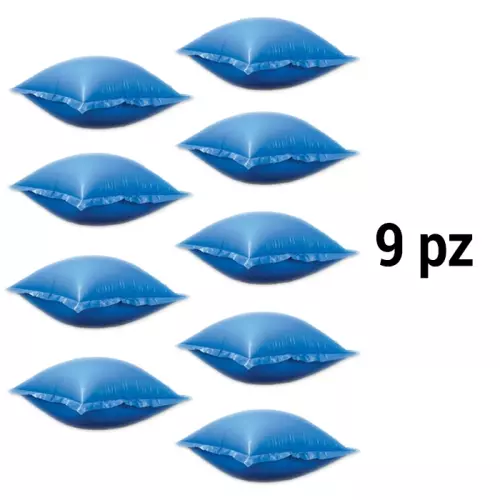 Cuscino ad aria 1,22 x 1,22 x h 0,55 m per coperture invernali - 9 pezzi