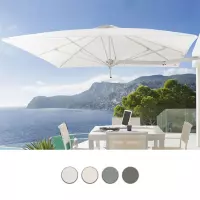 Ombrellone da esterno PARAFLEX Umbrosa 1,90 x 1,90 mt in alluminio