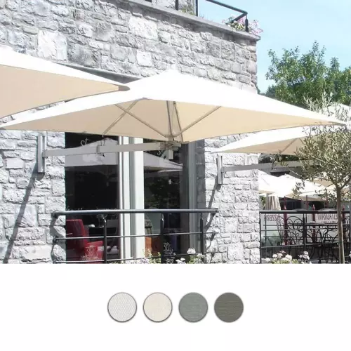 Ombrellone da esterno PARAFLEX Umbrosa 2,30 x 2,30 mt in alluminio
