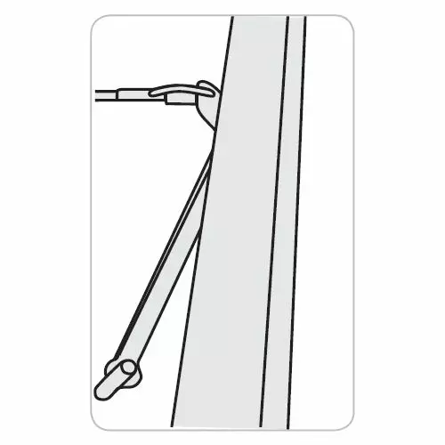 Unità scorrevole supplementare per fissaggio vela Ingenua