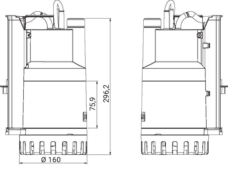 pompa sommergibile da drenaggio NOVA UP MAE 300