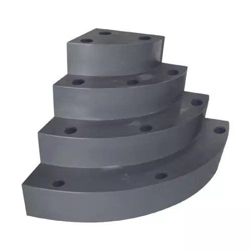 Scala interna per piscina ad angolo curvo h. 1,20 m per posa sotto liner