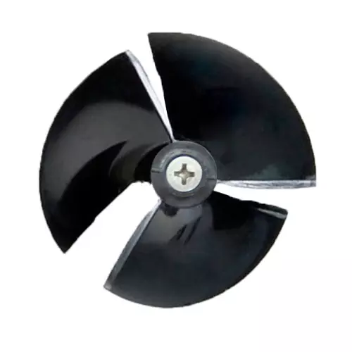 Girante ventola nera con vite Dolphin (min. 3 pezzi)