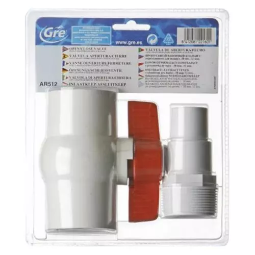 Valvola di apertura/chiusura per tubi GRE
