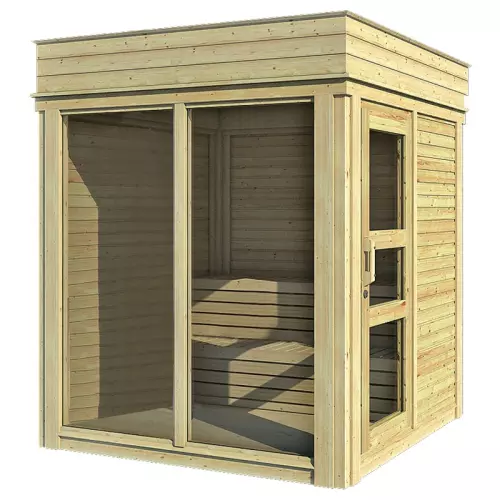 Struttura per sauna finlandese tradizionale da esterno ARES 2-4 posti