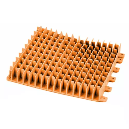 Spazzola in PVC corta arancione Dolphin (1 pezzo)